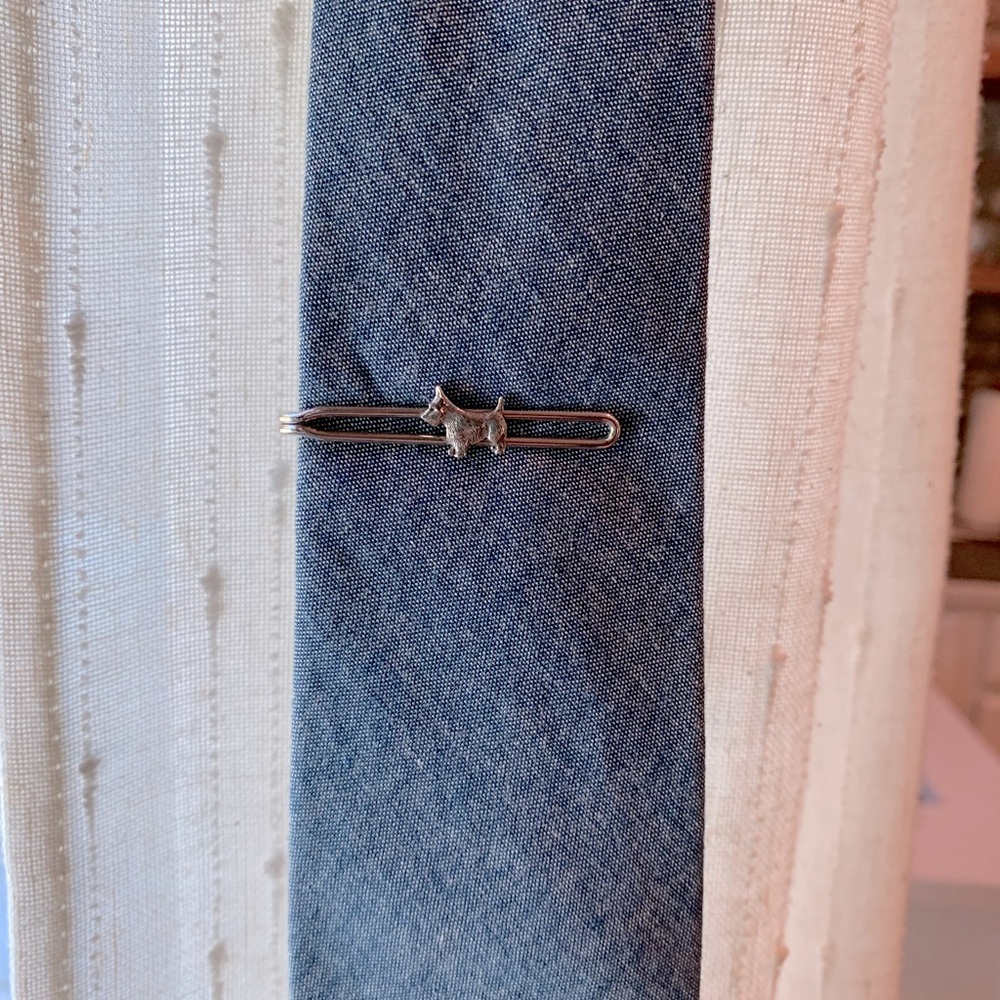 Terrier Dog Tie Clip